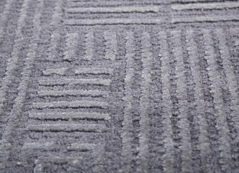 Tapis en laine - 300 x 240 cm - gris