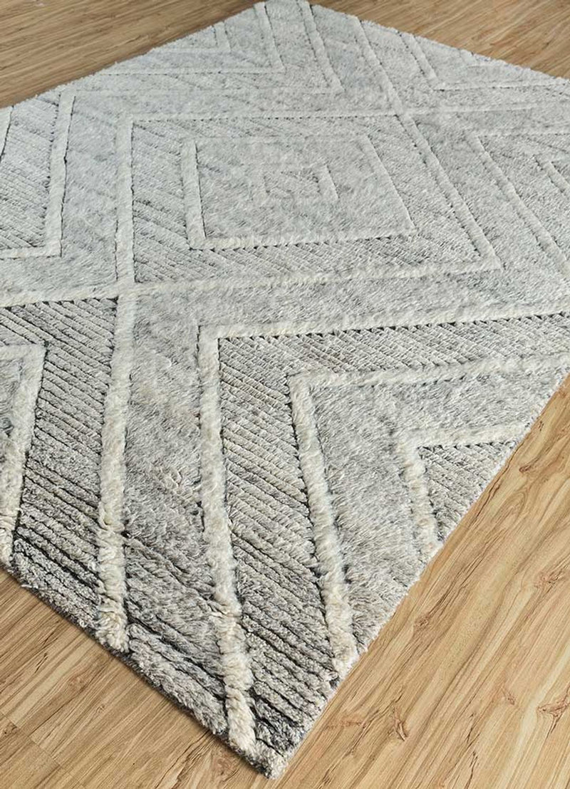 Tapis en laine - 300 x 200 cm - crème