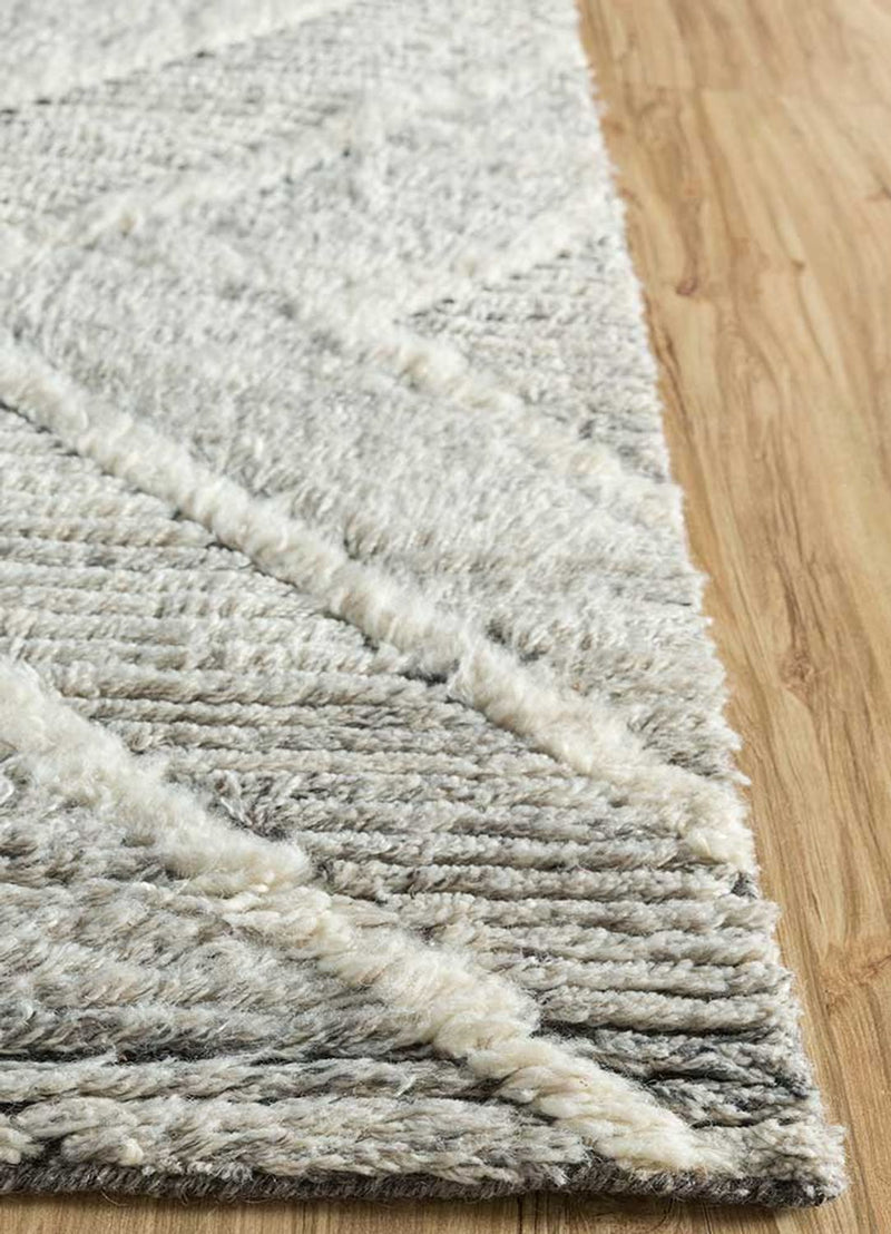 Tapis en laine - 300 x 200 cm - crème