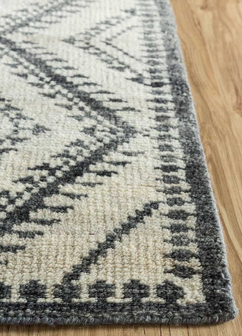 Tapis en laine - 300 x 200 cm - crème