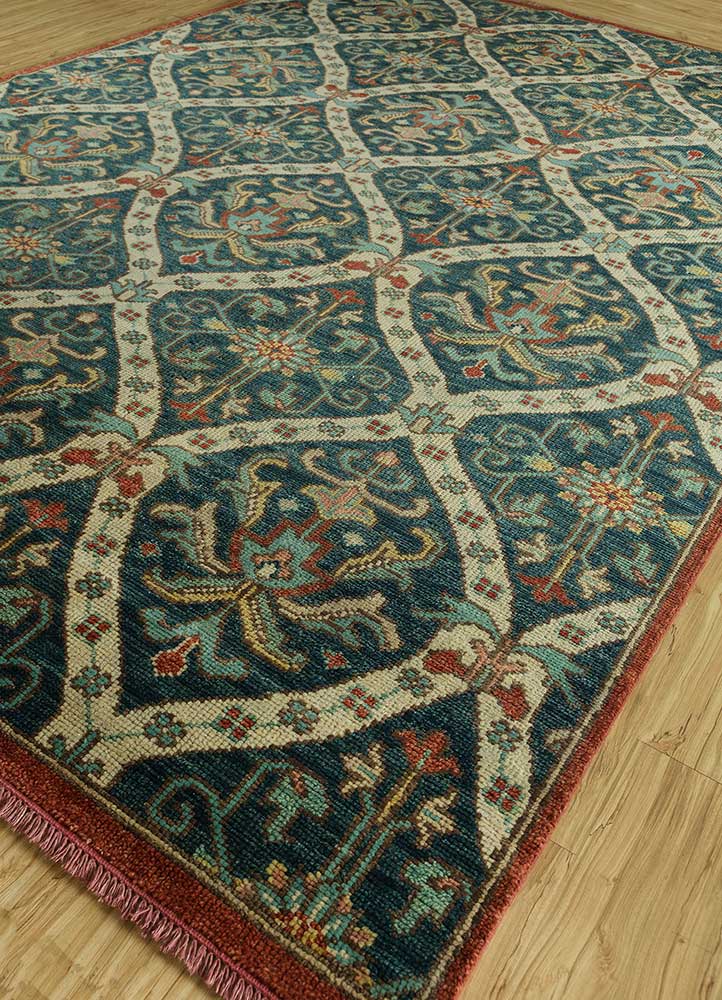 Tapis en laine - 300 x 200 cm - vert foncé