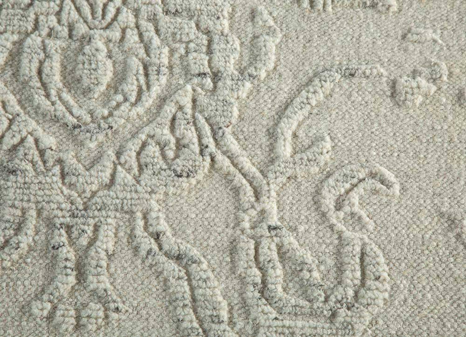 Tapis en laine - 300 x 200 cm - crème