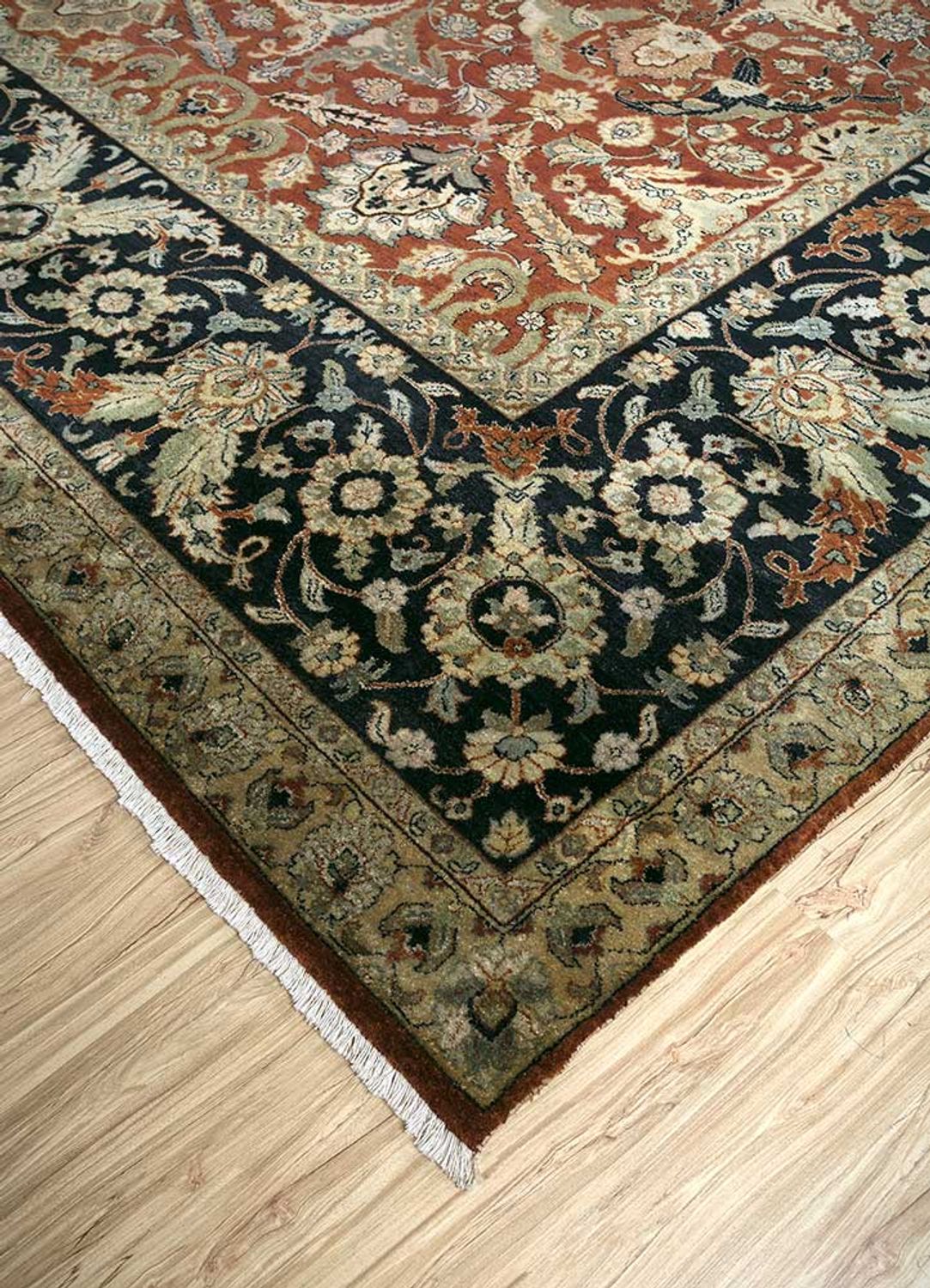 Tapis en laine - 450 x 360 cm - orange