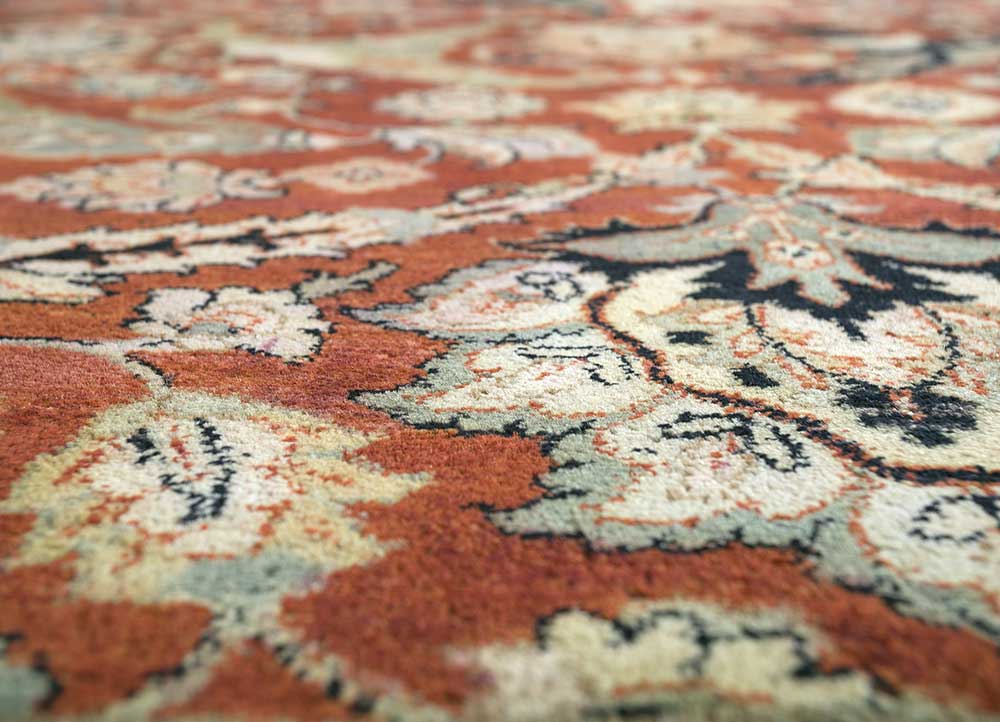Tapis en laine - 450 x 360 cm - orange