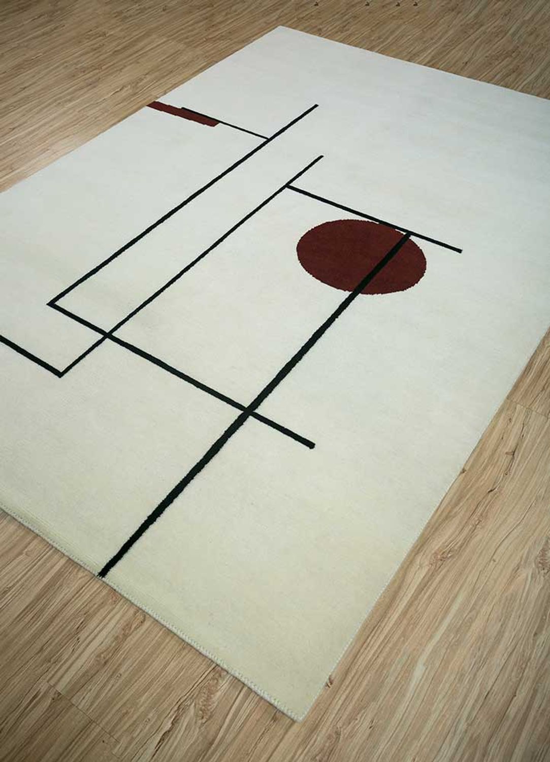 Tapis en laine - 270 x 180 cm - gris clair
