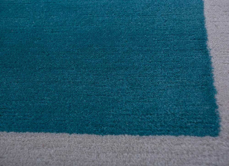 Tapis en laine - 300 x 240 cm - gris foncé