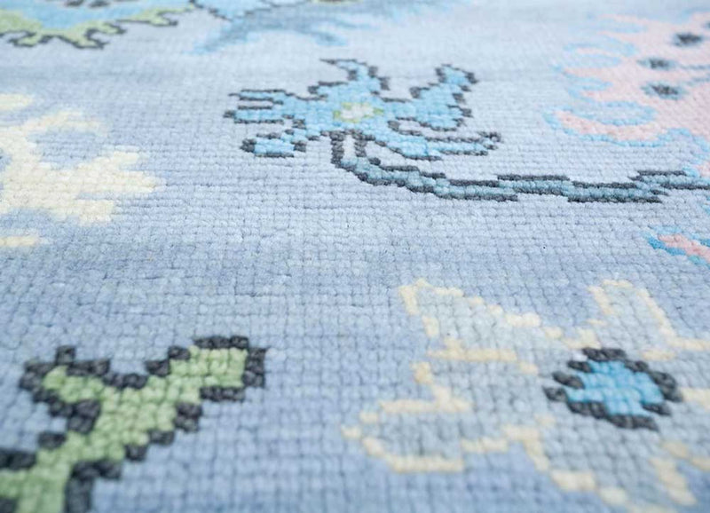Tapis en laine - 300 x 240 cm - turquoise