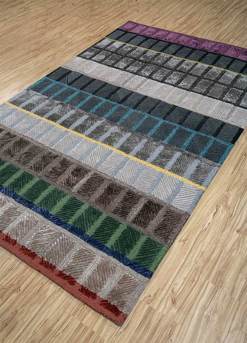 Tapis en laine - 270 x 180 cm - multicolore