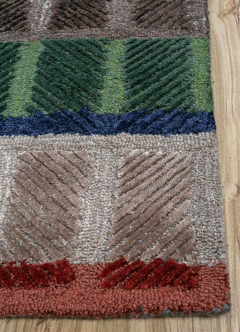 Tapis en laine - 270 x 180 cm - multicolore