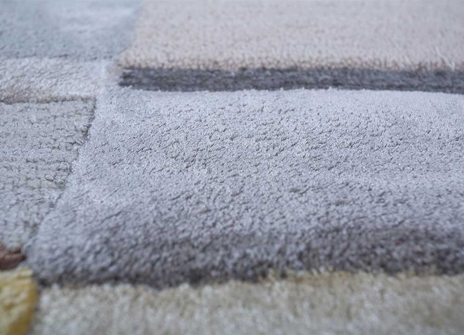 Tapis en laine - 270 x 180 cm - argent