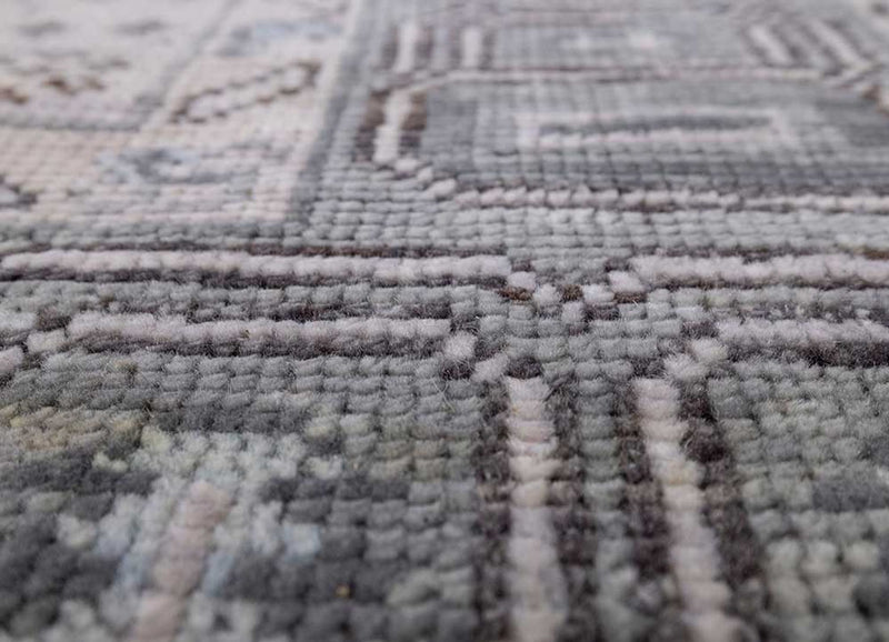 Tapis en laine - 300 x 240 cm - argent