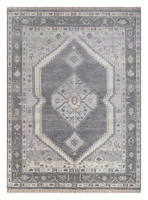 Tapis en laine - 300 x 240 cm - gris