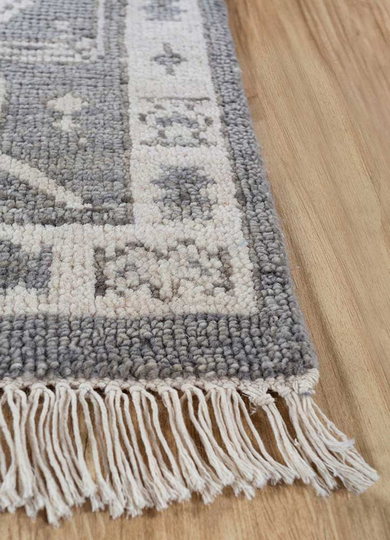 Tapis en laine - 300 x 240 cm - gris