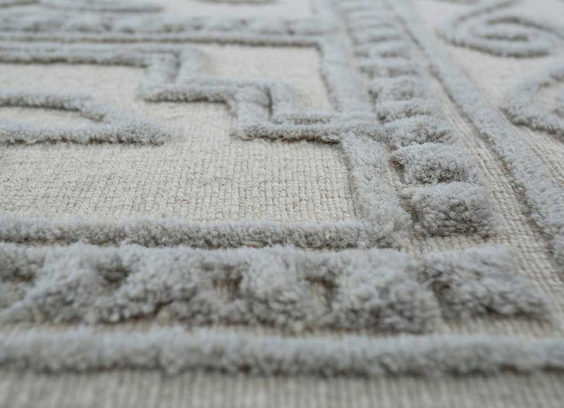 Tapis en laine - 270 x 180 cm - crème