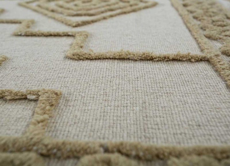 Tapis en laine - 270 x 180 cm - crème