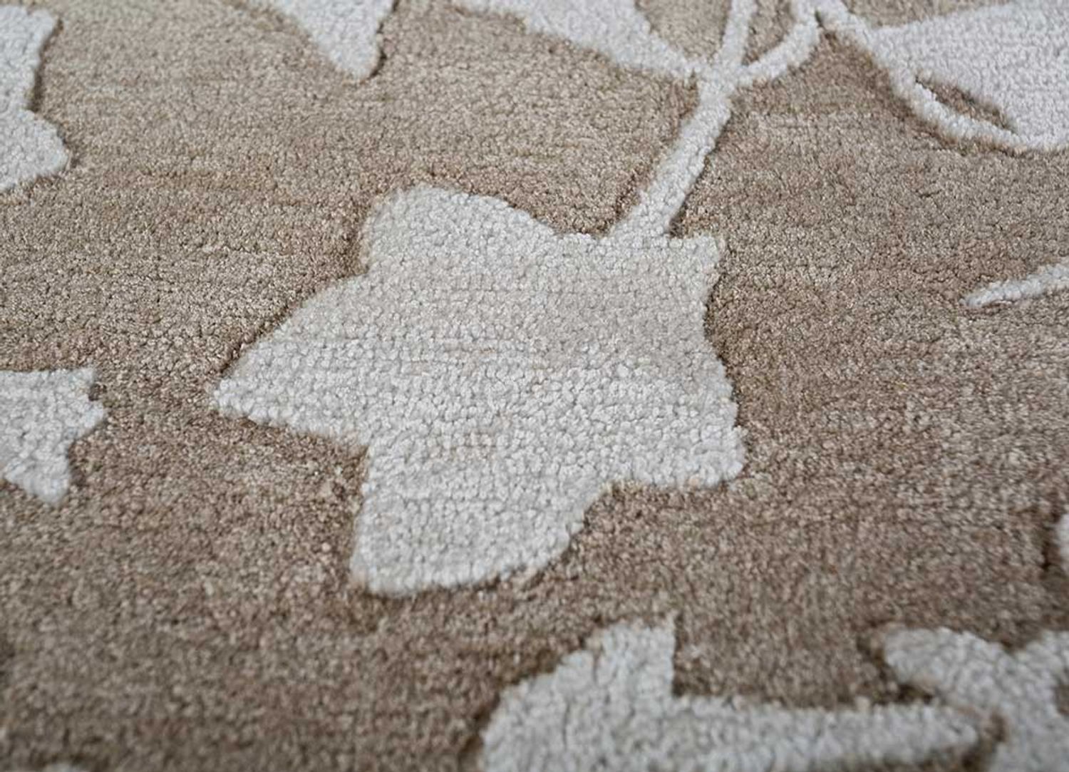 Tapis en laine - 270 x 180 cm - noir et blanc