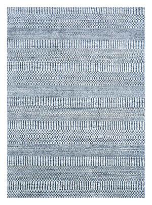 Wollteppich - 270 x 180 cm - blau
