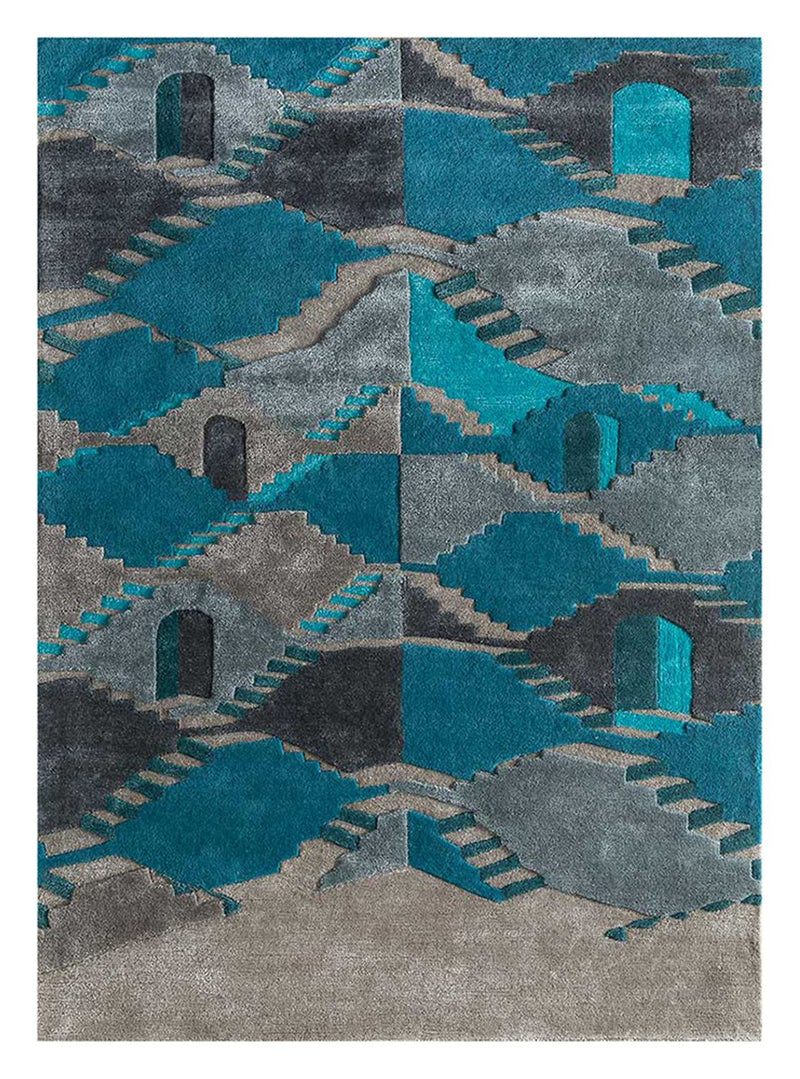 Tapis en laine - 240 x 150 cm - multicolore