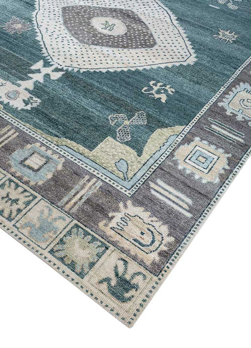 Tapis en laine - 300 x 240 cm - vert