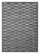 Tapis en laine - 270 x 180 cm - noir et blanc