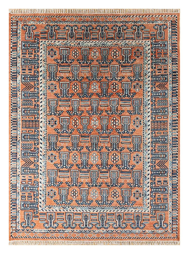 Tapis en laine - 300 x 240 cm - rouge clair