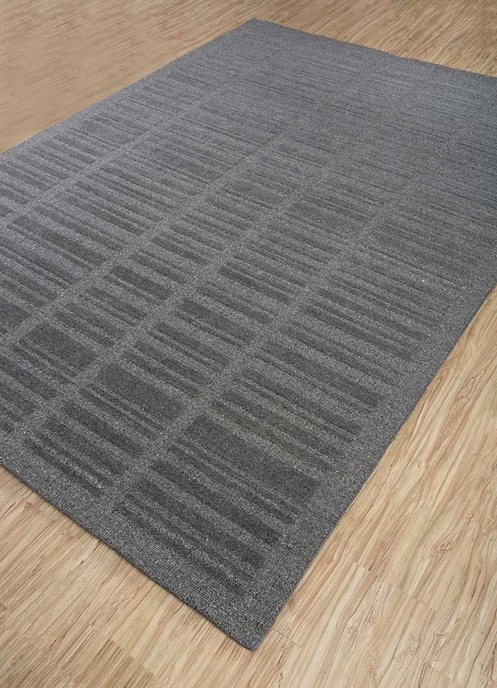 Tapis en laine - 450 x 360 cm - gris