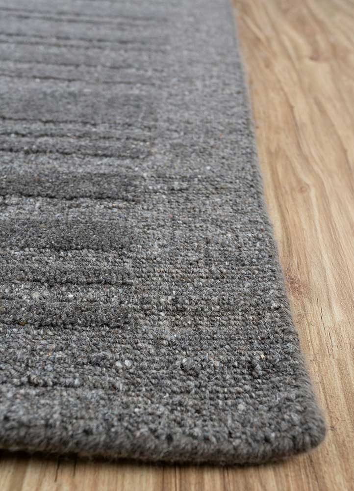 Tapis en laine - 450 x 360 cm - gris