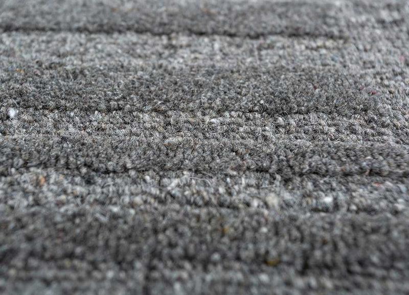Tapis en laine - 450 x 360 cm - gris