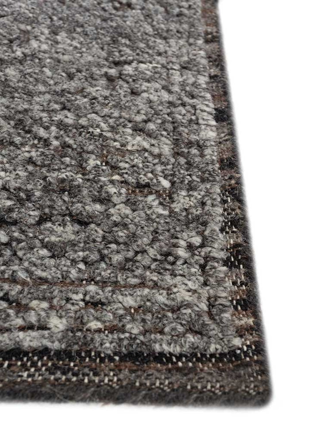 Tapis en laine - 300 x 240 cm - argent