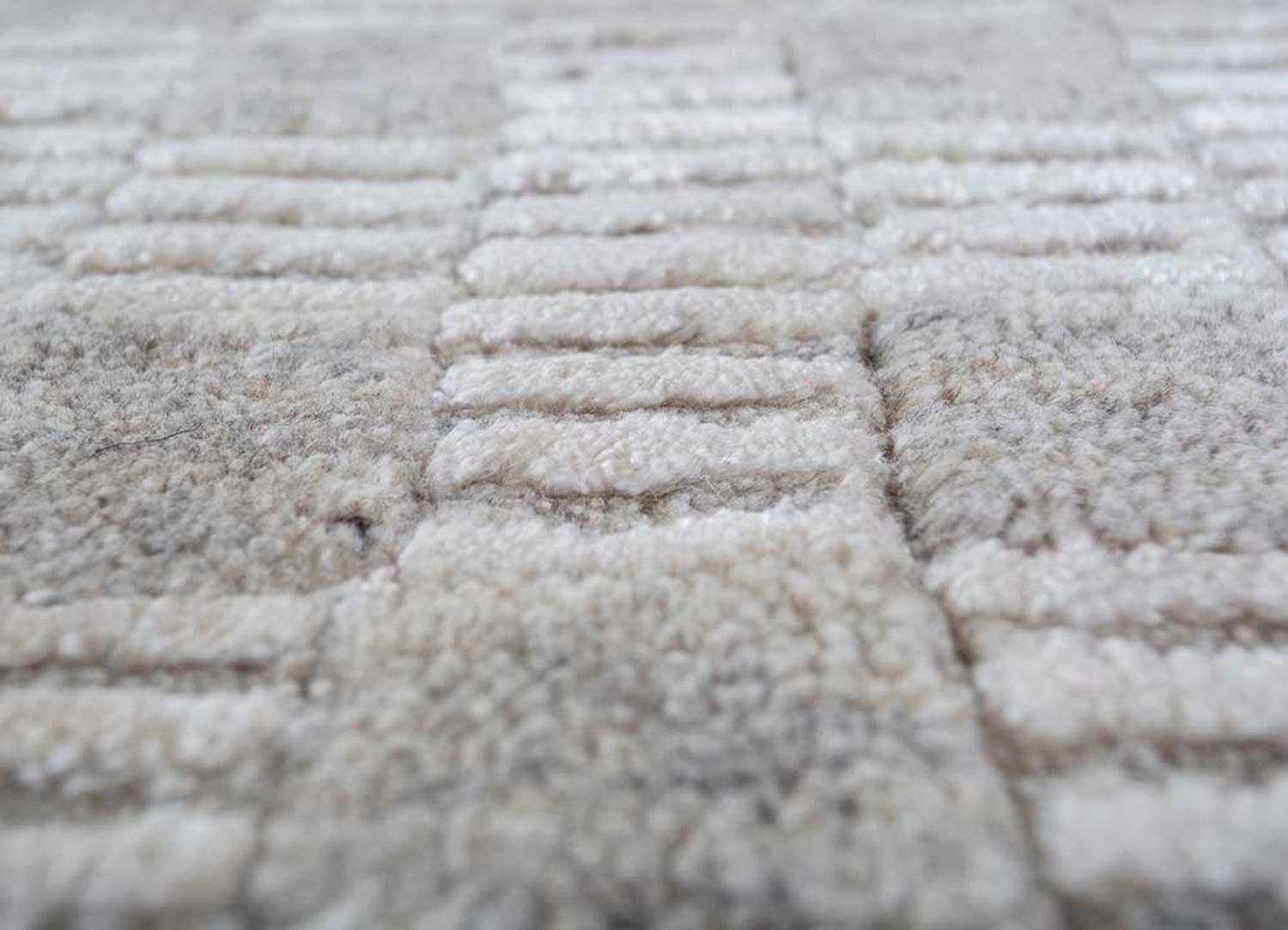 Tapis en laine - 300 x 240 cm - beige