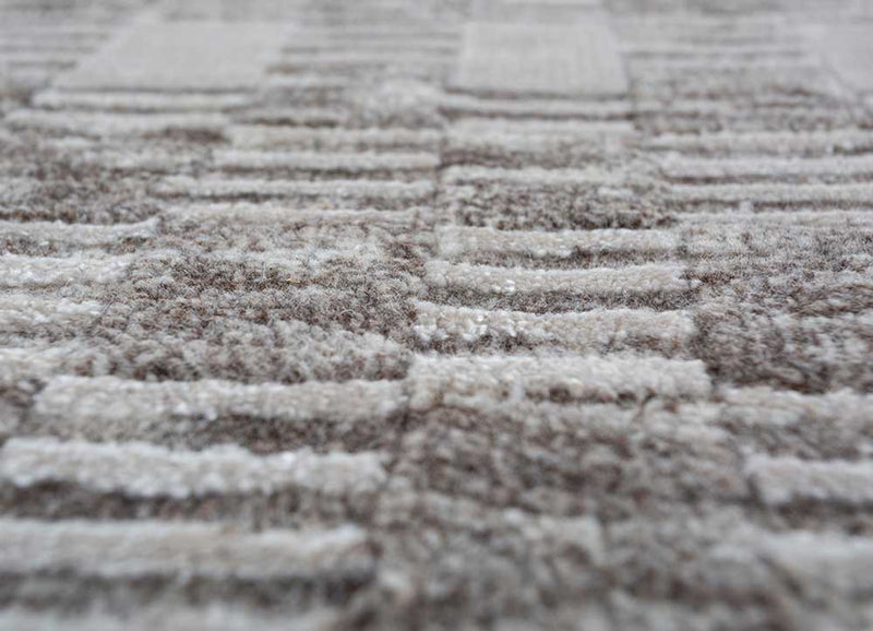 Tapis en laine - 300 x 240 cm - taupe