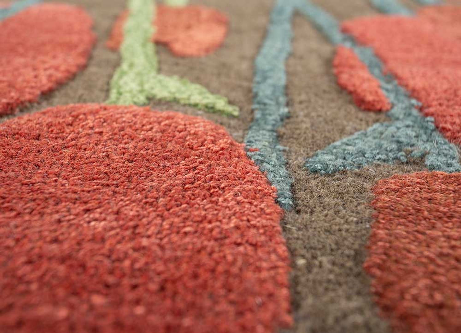 Tapis en laine - 270 x 180 cm - beige