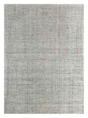 Tapis en laine carré  - 120 x 120 cm - gris clair