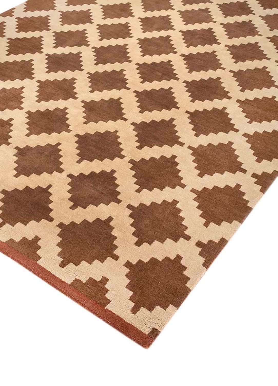 Tapis en laine - 270 x 210 cm - marron