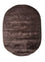 Designer Teppich sonderform  - 132 x 88 cm - beige