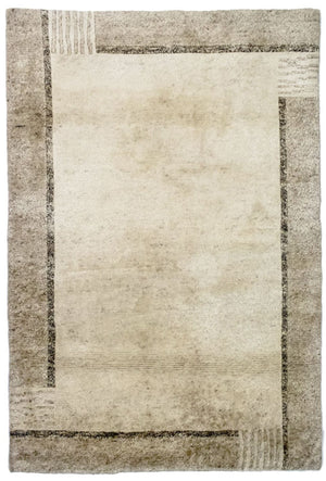 Tapis Népalais - 173 x 122 cm - beige