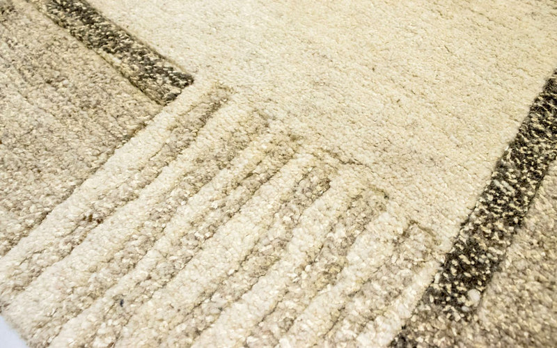 Tapis Népalais - 173 x 122 cm - beige