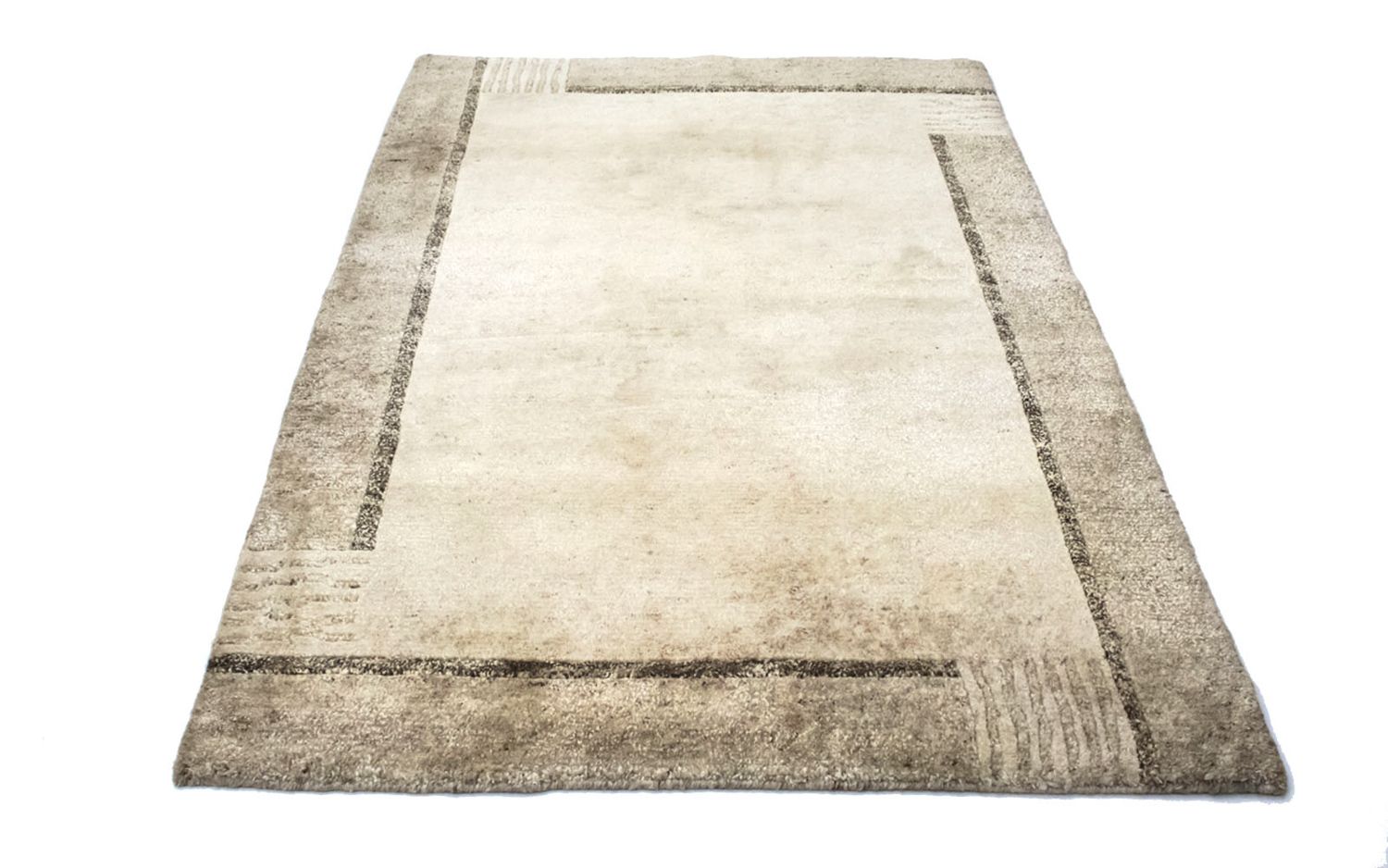 Tapis Népalais - 173 x 122 cm - beige