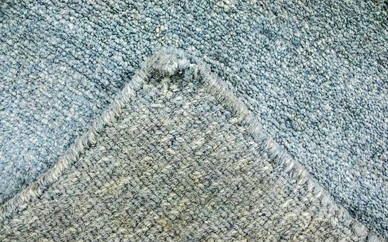 Tapis Népalais - 157 x 91 cm - argent