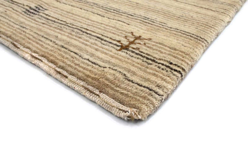 Tapis en laine - 124 x 63 cm - naturel