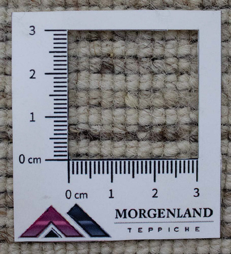 Tapis en laine - 124 x 63 cm - naturel