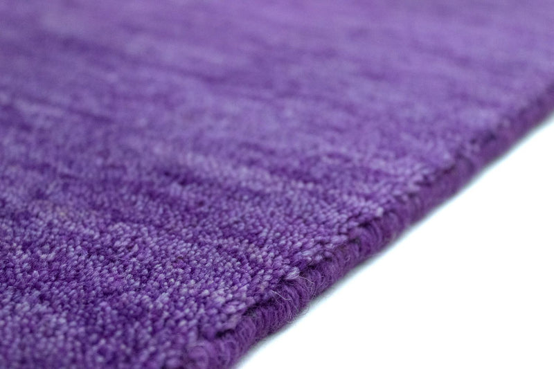 Tapis de couloir Tapis Gabbeh - Indus - 400 x 80 cm - violet