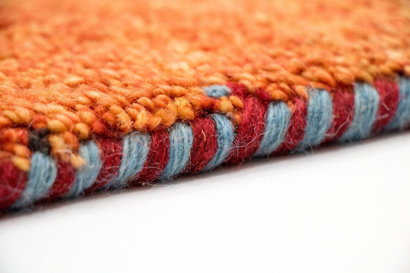 Tapis Gabbeh - Indus - 179 x 120 cm - multicolore