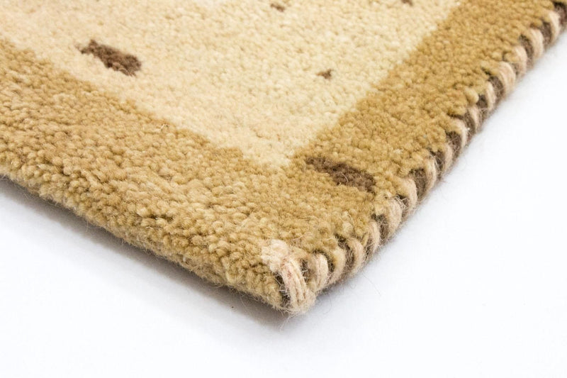 Tapis Gabbeh - Indus - 136 x 72 cm - beige