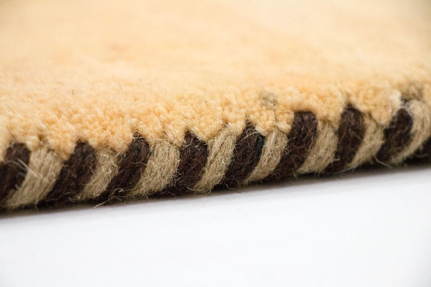 Tapis Gabbeh - Indus - 193 x 121 cm - or