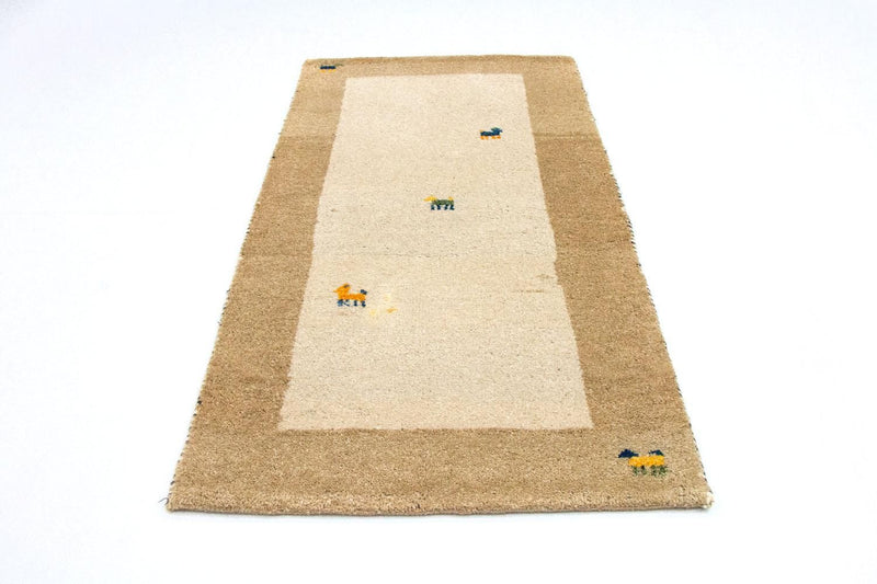 Gabbeh Teppich - Indus 140 x 70 cm - beige