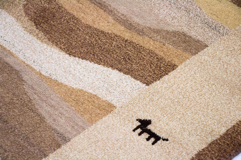 Tapis Gabbeh - Indus - 203 x 140 cm - multicolore
