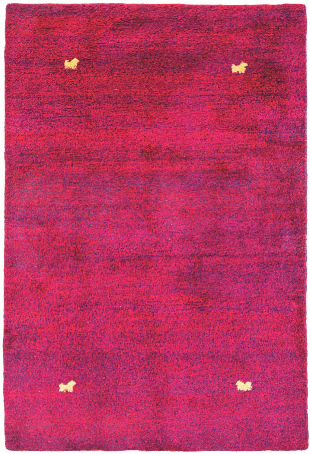 Tapis Gabbeh - Indus - 205 x 140 cm - rose