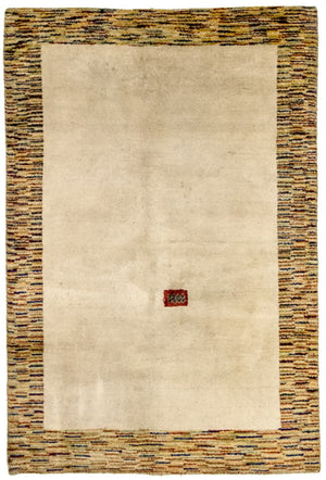 Tapis Gabbeh - Indus - 200 x 140 cm - beige