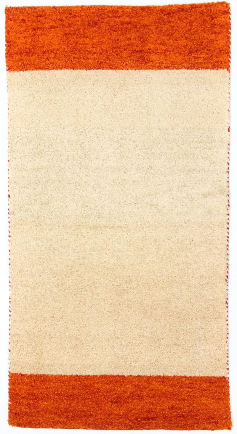 Tapis Gabbeh - Indus - 140 x 70 cm - beige